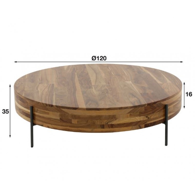 ZI Daytona Coffee Table Dark Grey